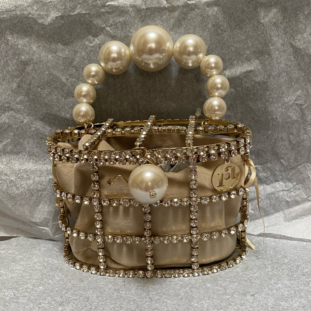 NWT ROSANTICA Crystal-Embellished bag - Picture 10 of 16
